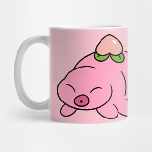 Peach Fruit Waterbear Mug